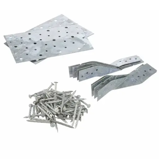 [12KN] LUMBERLOCK 12kN Pile Fixing Standard Bearer Kit Hot Dip Galvanised