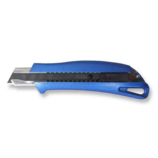 [TSO181] TUSK Wide 18mm Snap Off Knife with Auto Lock (1 piece pack)