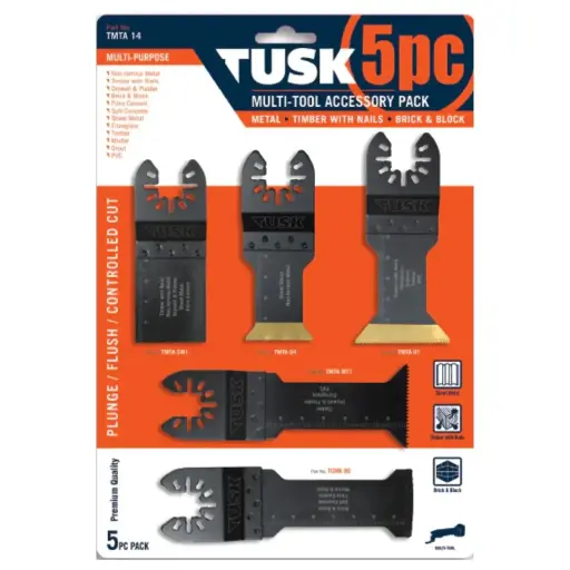 [TMTA14] TUSK Multi Tool Blade Set (5 piece pack)