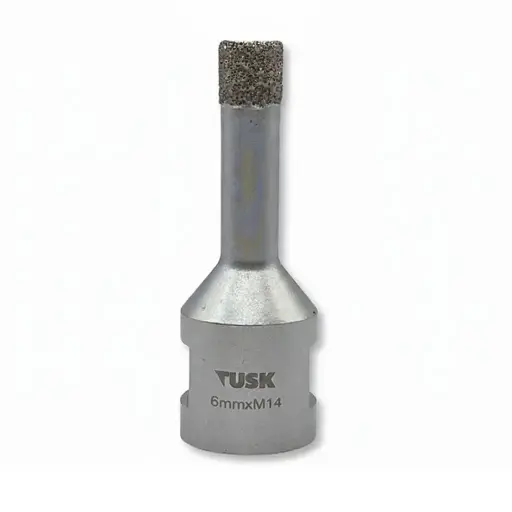 [VBCB6] TUSK Vacuum Braised Core Bit M14 - 6mm