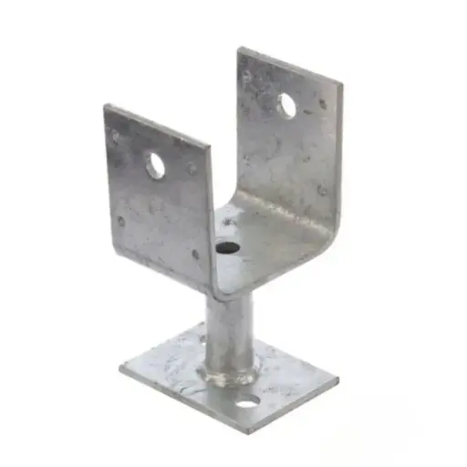 [B12] BOWMAC B12 Hot Dip Galvanised Post & Bearer Bracket