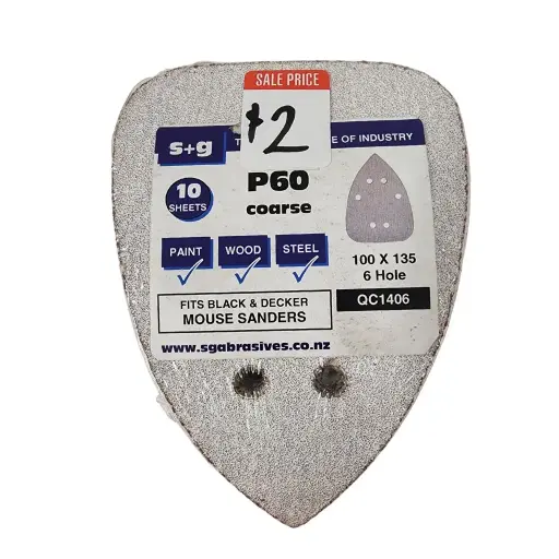 [QC1406] SANDING MOUSE PAD 100 x 135 x  60G (10 sheets)