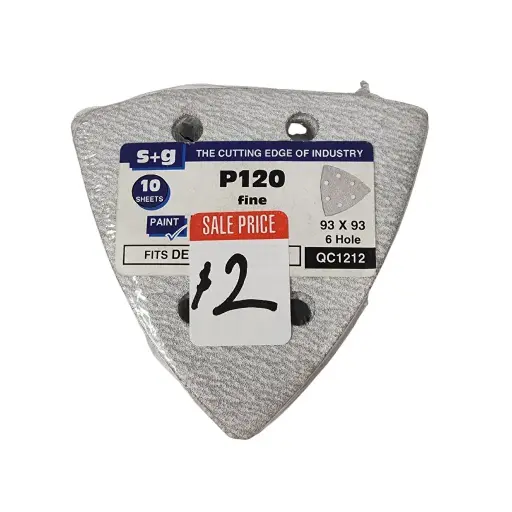 [QC1212] SANDING DETAIL SHEET 93 x 93 x 120G (10 sheets)