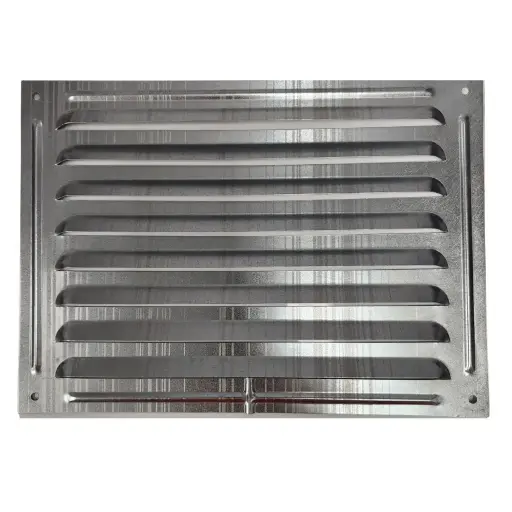 [108982] TRIUMPH Sub Floor Vent 8 Louvre Galvanised | 300mm x 220mm