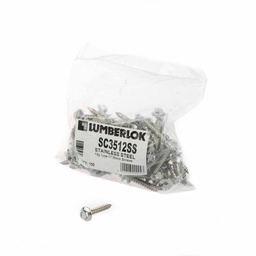[SC3512SS] LUMBERLOCK Joist Hanger 12G Type 17 35mm Stainless Steel Screws (100 packet)
