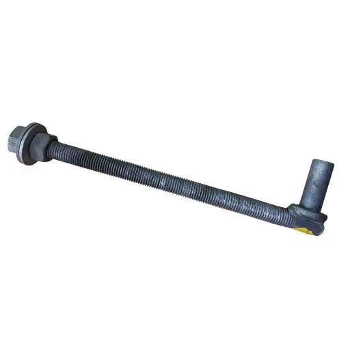 [G8510] GARTNER Galvanised Through Post Gudgeon | 16mm x 250mm x 40mm