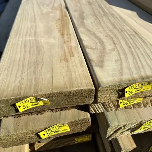 [DS15040P] DECKING - Radiata Pine Premium Grade Smooth H3.2 Treated | 150 x 40 x Random Lengths (140x32)
