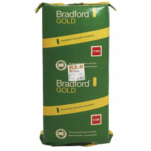 [86961] BRADFORD Gold Wall Insulation R2.6 (5.4m2) | 1160mm x 580mm x 90mm