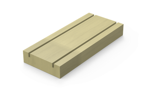 [111786] GROOVED BATTEN BANDSAWN FACE H3.2 TW 65x19