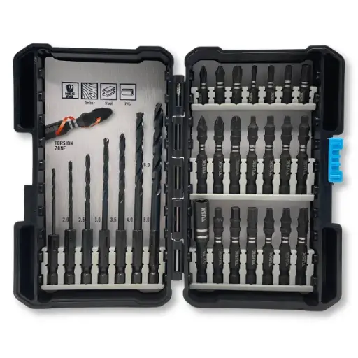 [TB28pc] TUSK Torsion & Drill Bit Kit - 28 piece