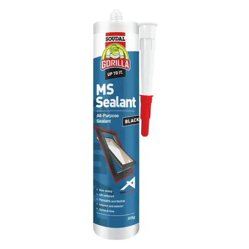 [20602] HOLDFAST Gorilla MS Sealant 415g Black