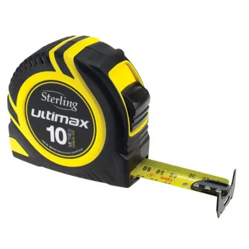 [TMX1025] STERLING Ultimax Tape Measure 10M x 25mm Metric