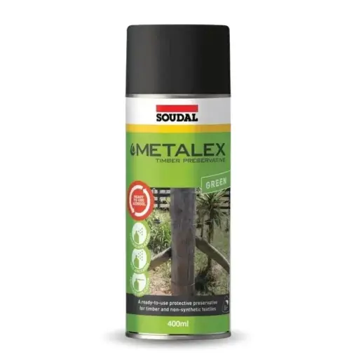 [44007] SOUDAL Metalex Preservative Aerosol Green - 400ml
