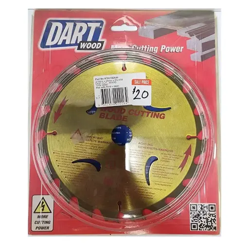 [stk2102520a] DART Timber Blade 210mm x 20 teeth x 25mm bore