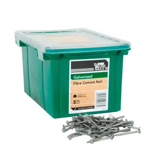 [111241] NZ NAILS Fibre Cement  Galvanised 60 x 3.15mm - 5kg