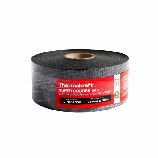 [SPC07530] THERMAKRAFT Super Course Damp Proof Course - 75mm x 30m