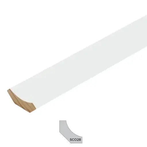 [SCO28] SCOTIA Gesso Finger Jointed | 28 x 5400mm