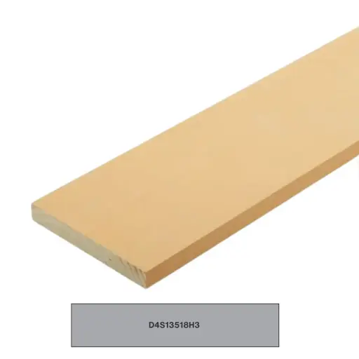 [D4S13518H3] D4S Dressed four sides Pre-Primed H3.1 Finger Jointed 135 x 18 x 5400mm