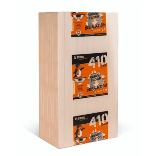EXPOL R1.4 White Underfloor Insulation - 5.41m² | 1200 x 410 x 60mm (11 panels)