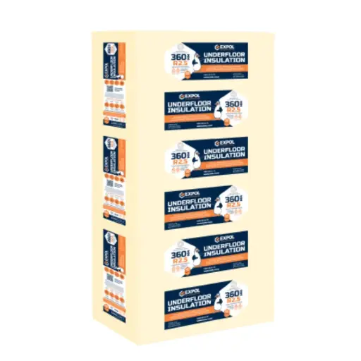 EXPOL R2.5 White Underfloor Insulation - 3.02m² | 1200 x 360 x 100mm (7 panels)
