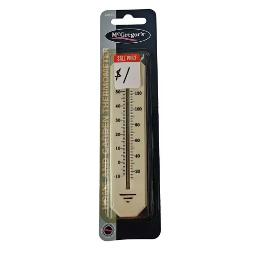 [M855] MCGREGORS Home and Garden 14mm Thermometer